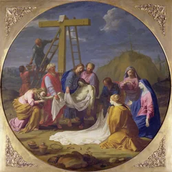 Abnahme vom Kreuz, um 1651